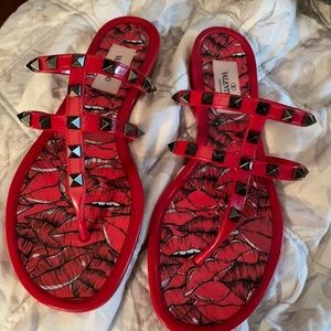 Valentino original plastic flip flops